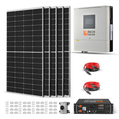 1250W 48VDC-120VAC Solar Kit-2