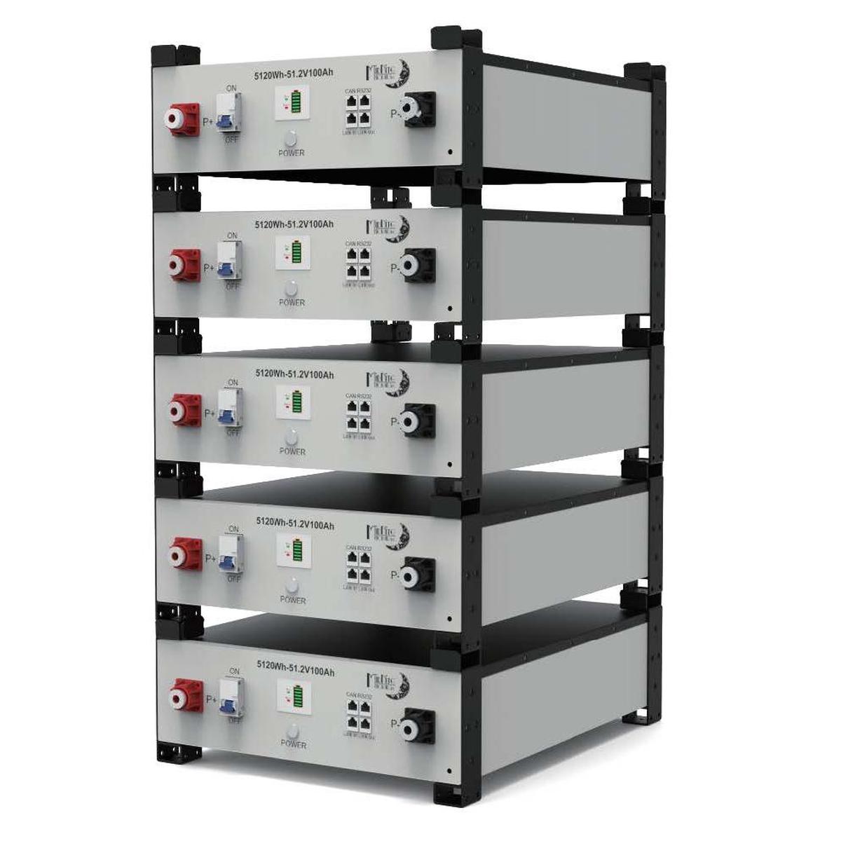 Midnite Solar POWERFLO 5.1 kwh,48 Volt 100 AH, Rack Mount, Lithium Battery-1