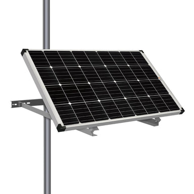 Side Pole Mounts | Side Pole Mount for 1 Solar Panel | Designed for RICH SOLAR MEGA Series Solar Panels under 250W | Easy to Install | BACKORDER-2