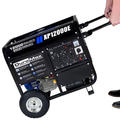DuraMax XP12000E featuring its portability
