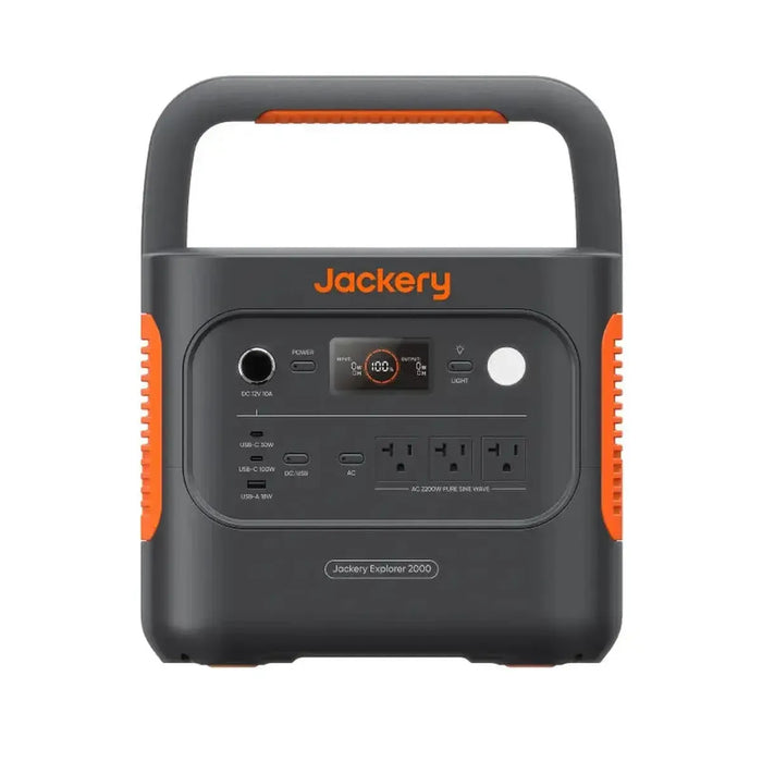Jackery Explorer 2000 v2 power station for running an air fryer