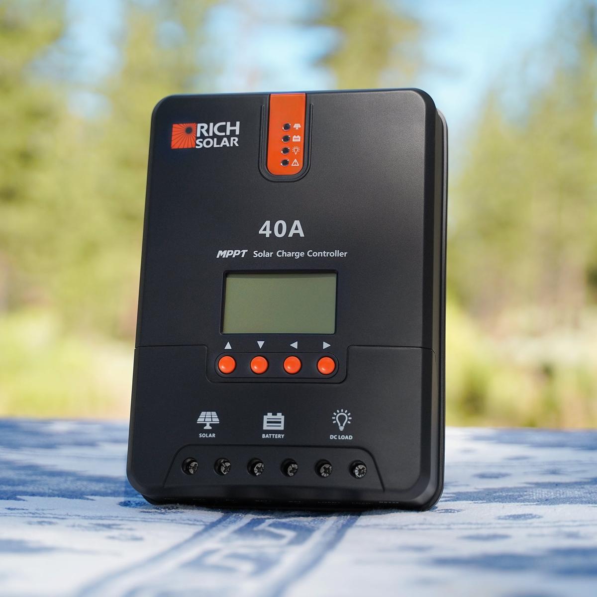 Rich Solar 40 amp MPPT solar charge controller