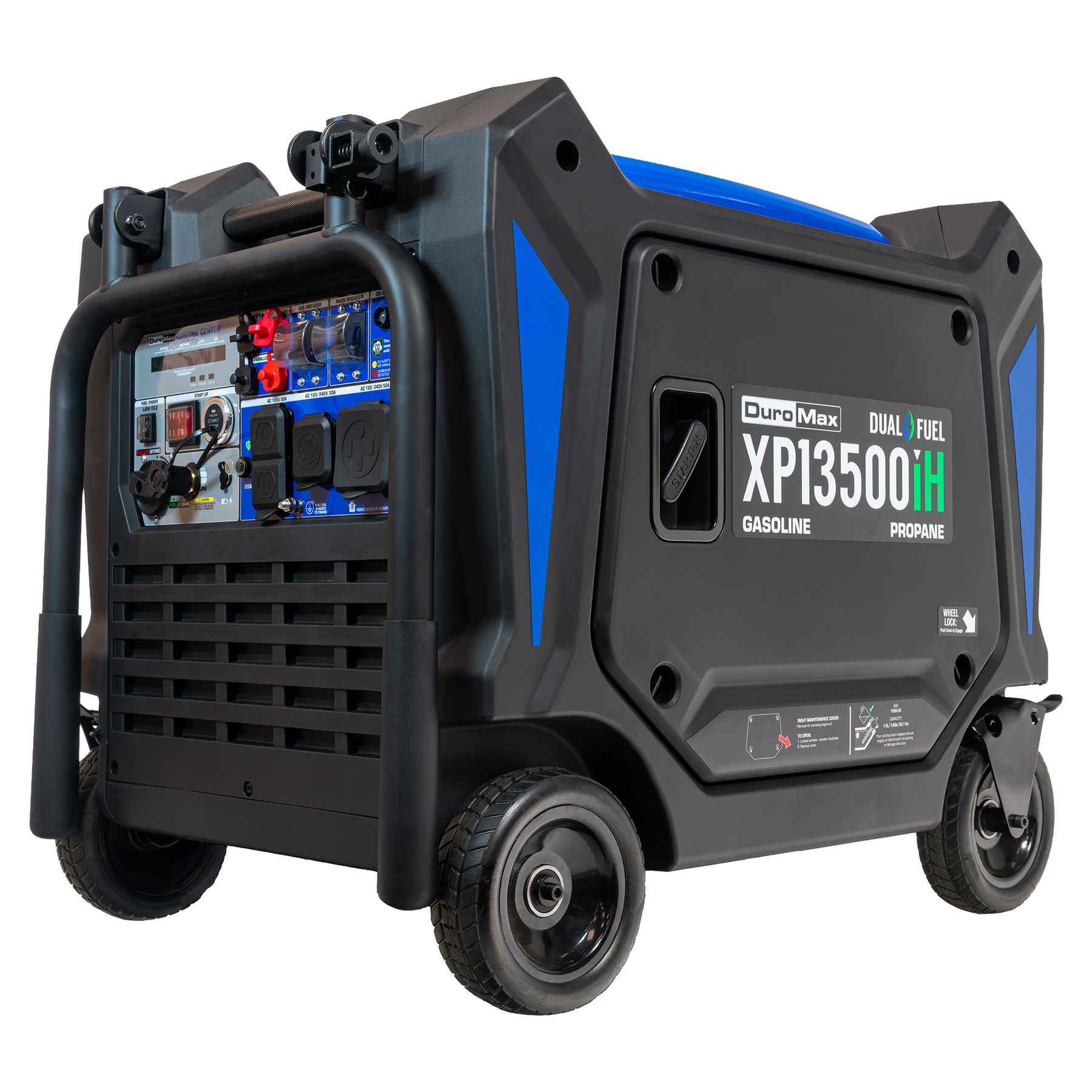 DuroMax XP13500iH dual fuel inverter generator for home backup