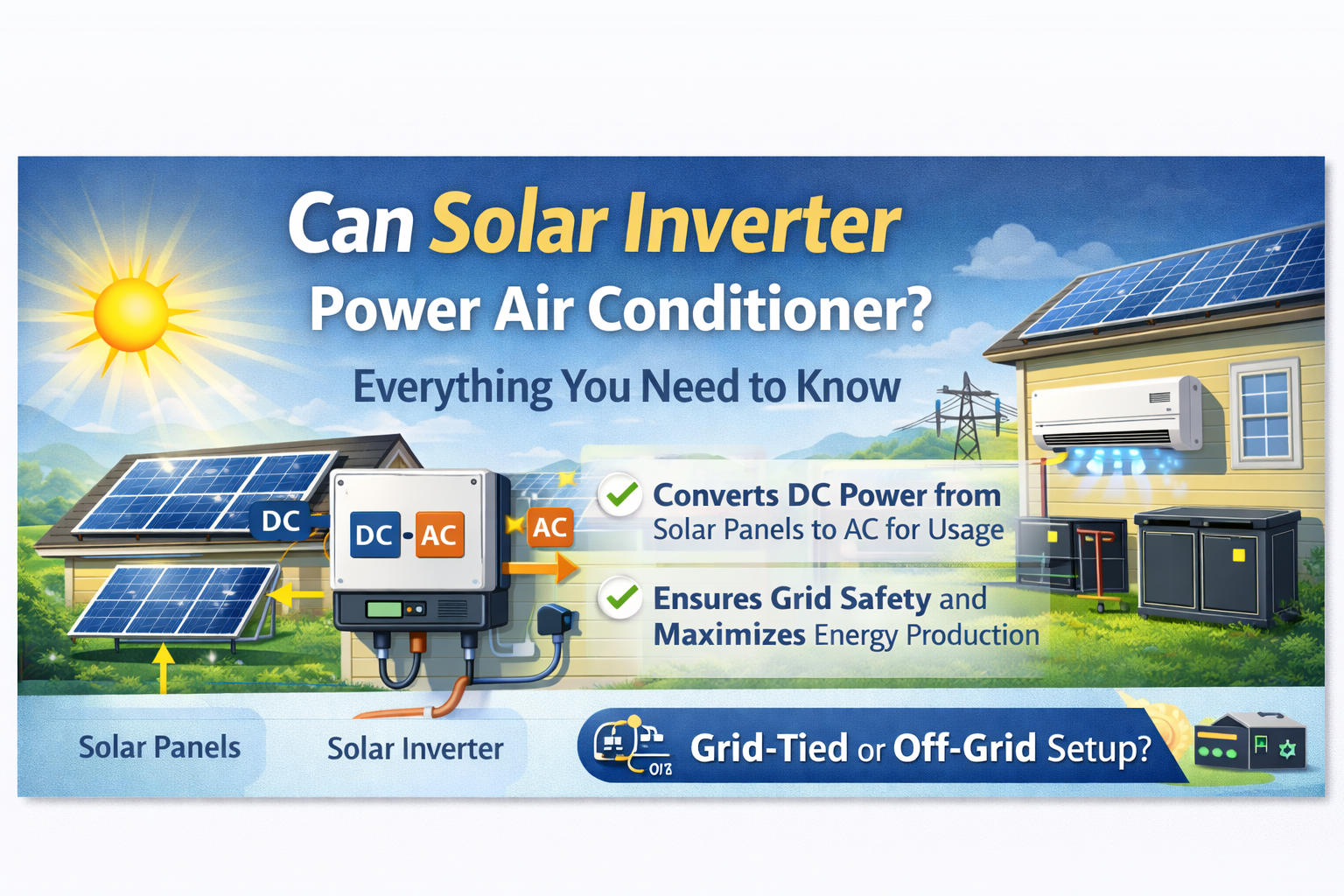 Can Solar Inverter Power Air Conditioner? Everything You Need to Know