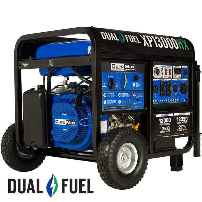 DuroMax XP13000HX 13,000-Watt Dual Fuel Portable Generator
