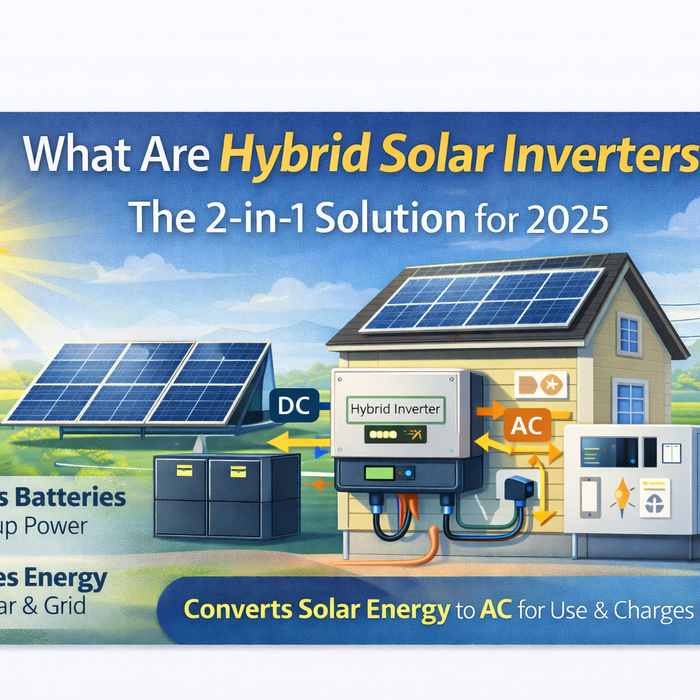 What Are Hybrid Solar Inverters? The 2-in-1 Solution