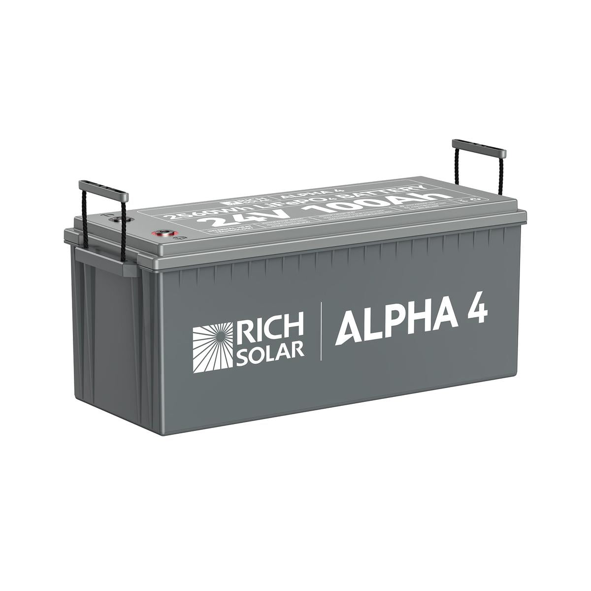 ALPHA 4 | 24V 100Ah LiFePO4 Battery | Powerful 24V Lithium Battery for RVs, Trailers, Vans, Boats, Off-Grid | 5,000 Lifetime Cycles | Bluetooth and Internal Heat Technology-2