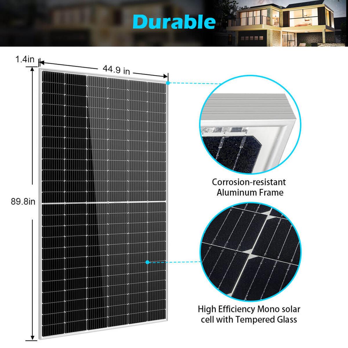 550W MONO PERC SOLAR PANEL FULL PALLET (32 PANELS) UL 61730-3
