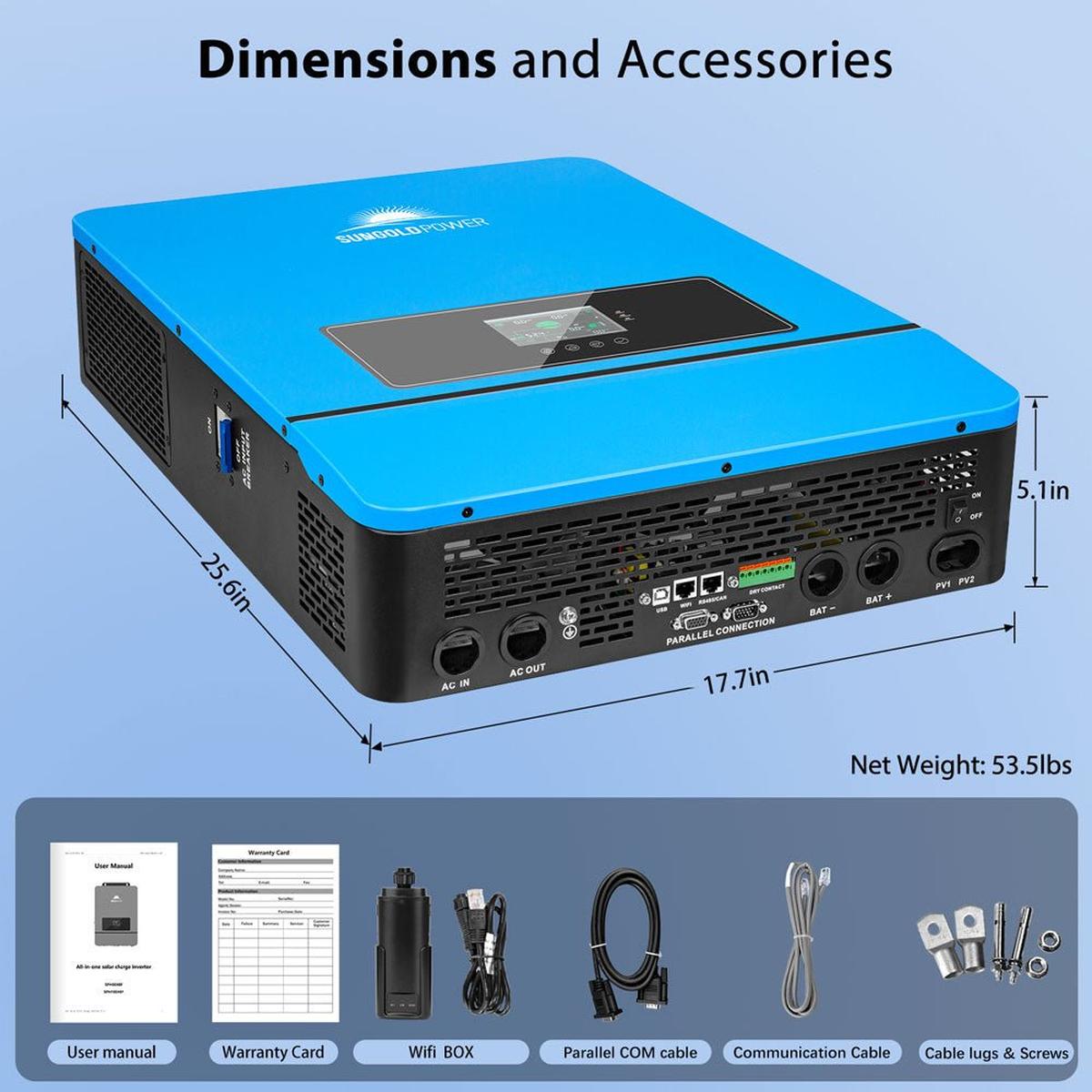 8KW 48V Split Phase Solar Inverter-4