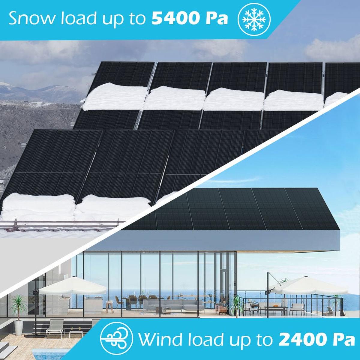 415W MONO BLACK PERC SOLAR PANEL FULL PALLET (32 PANELS) UL 61730-6