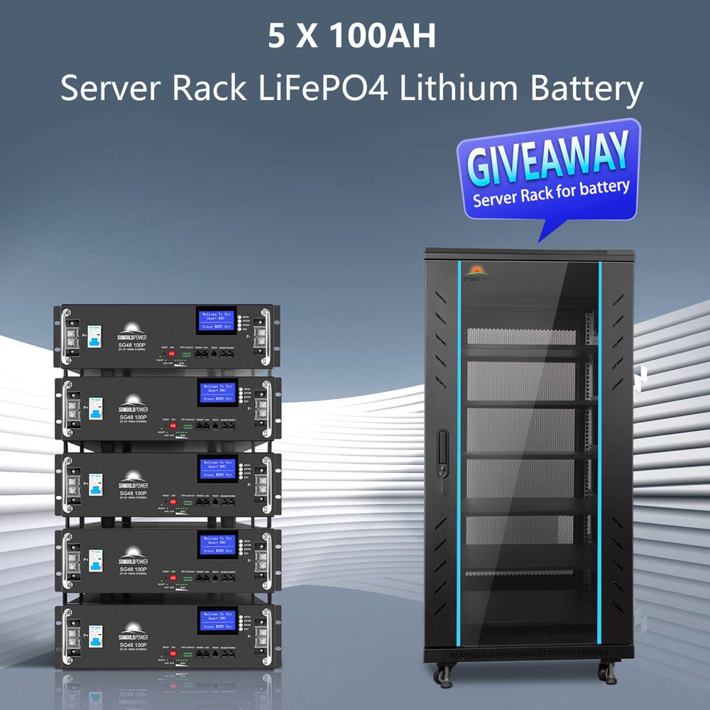 Off Grid Solar Kit 13000W 48VDC 120V/240KWH LiV LifePo4 25.6thium Battery 22 X 440 Watts Solar Panels SGR-13K25E