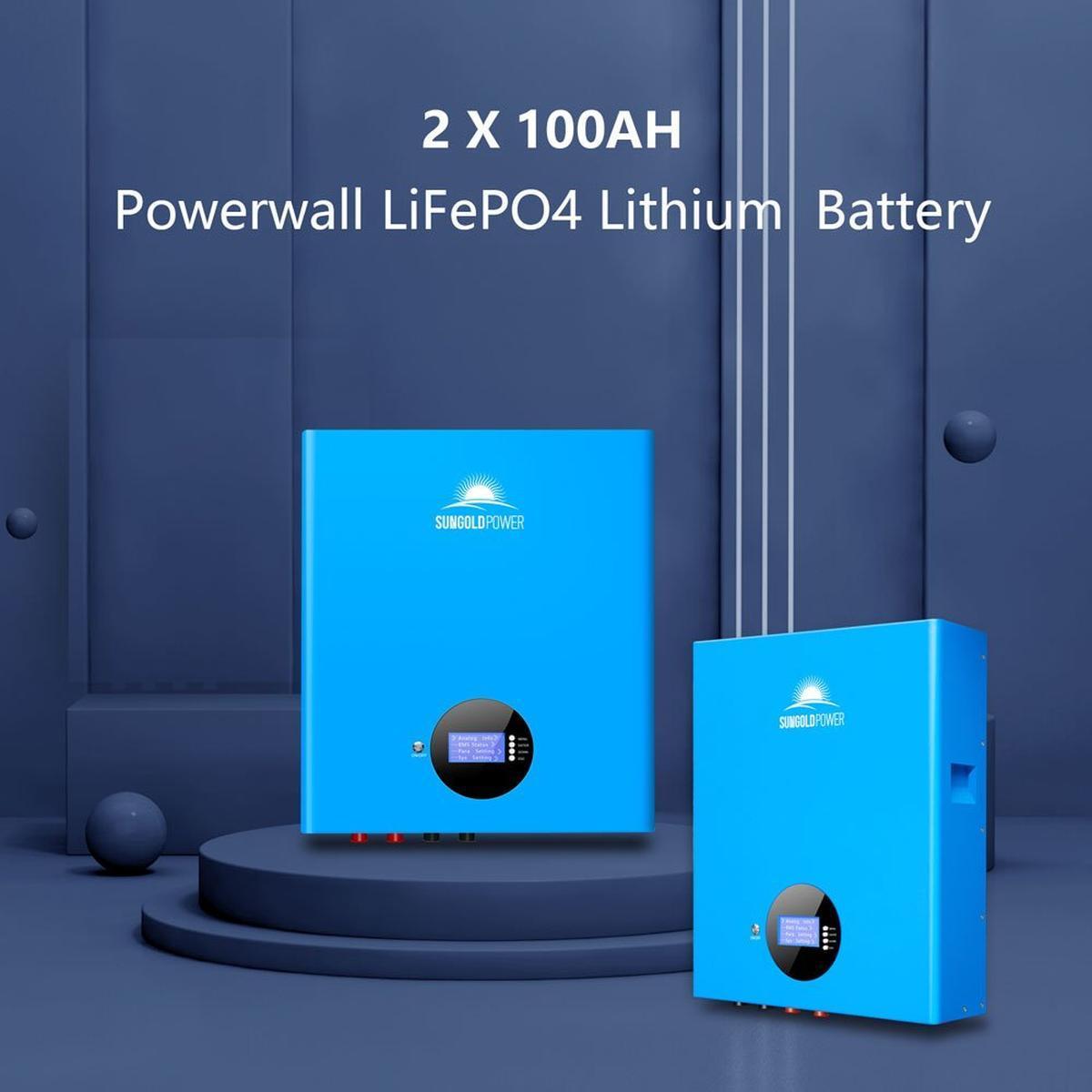 Off-Grid Solar Kit 6500W 48VDC 120/240VAC 10.24KWH PowerWall Lithium Battery 6 X 370 Watts Solar Panels SGM-6510M-5