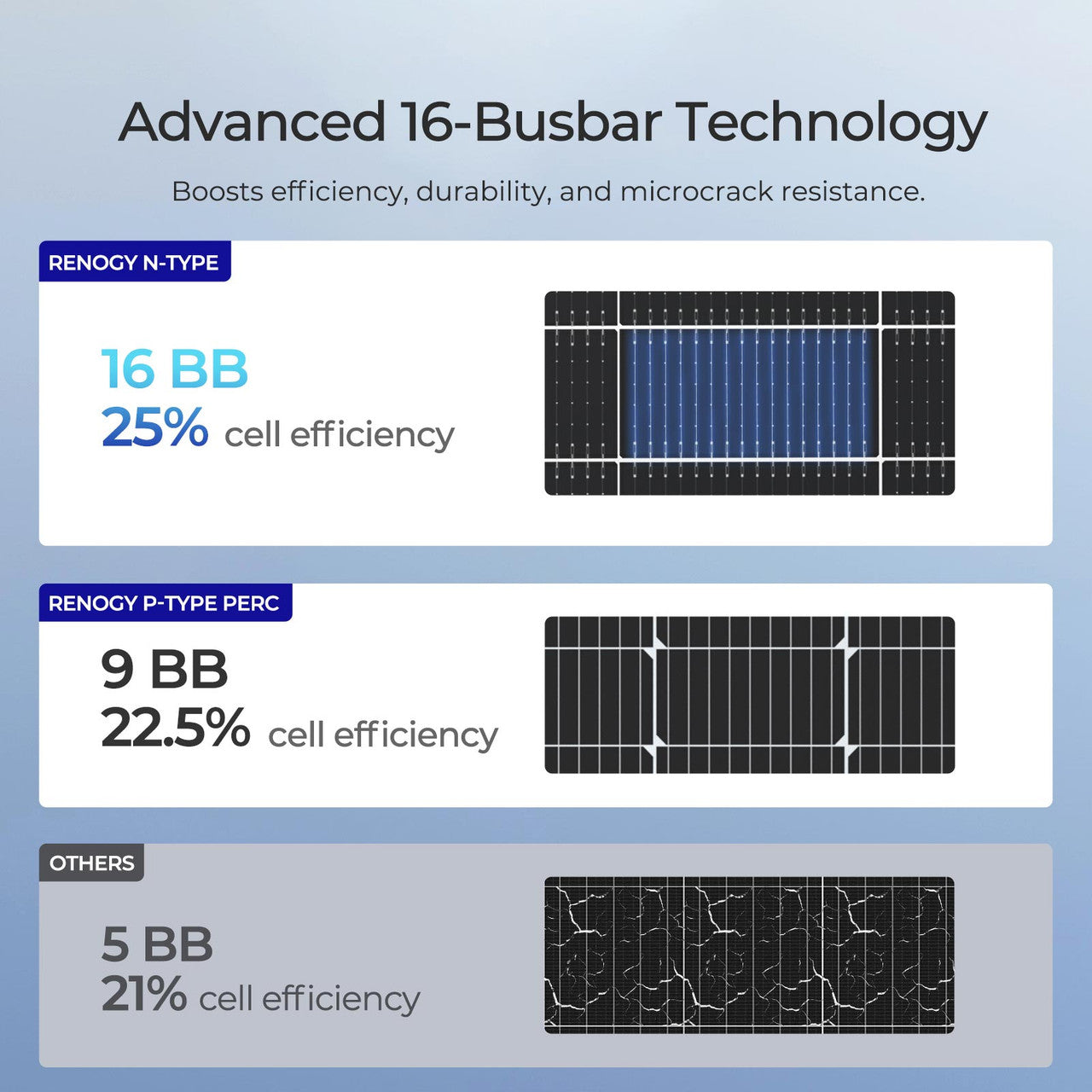 Renogy 2PCS Bifacial 590 Watt N-Type Monocrystalline Solar Panel