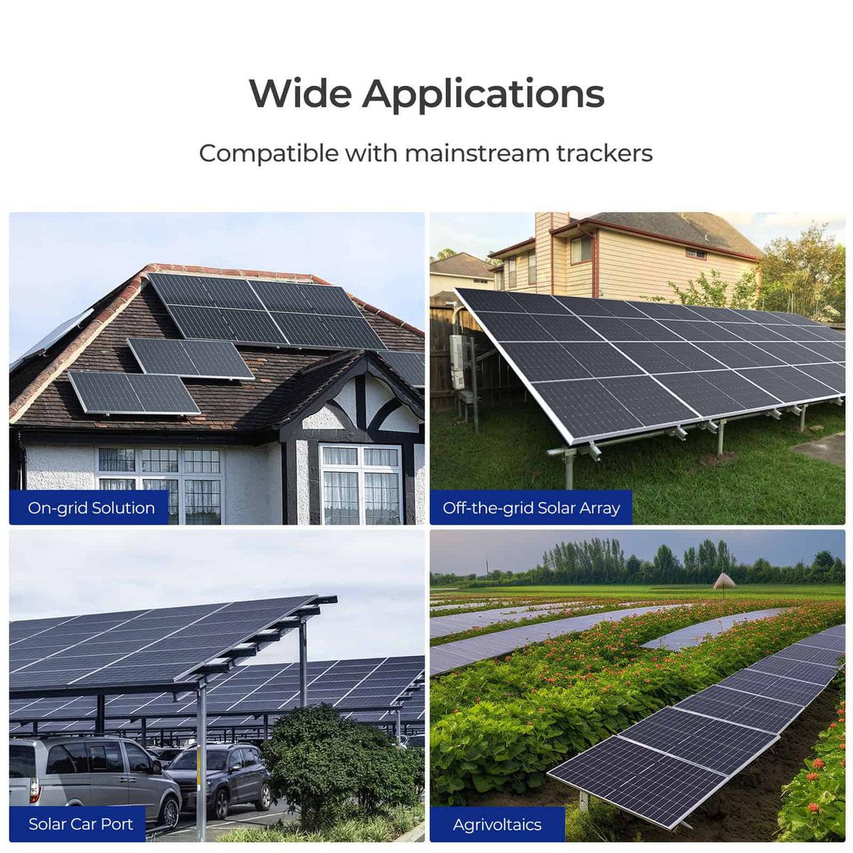 2PCS Bifacial 450 Watt Monocrystalline Solar Panel-11