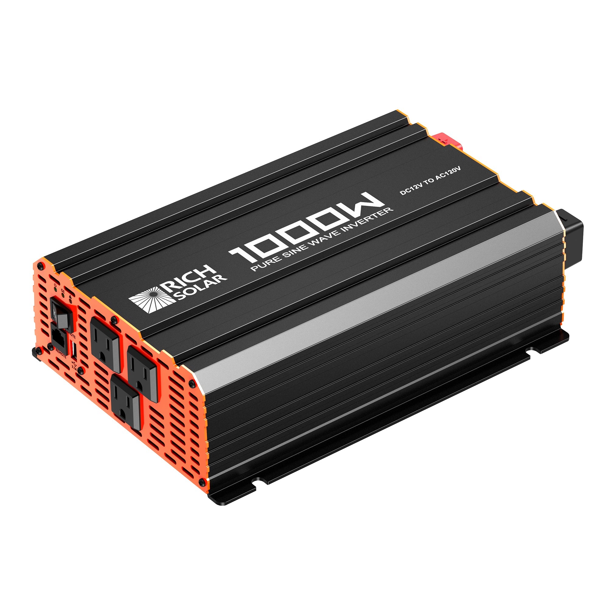 NOVA PURE 1K | 1000 Watt (1kW) 12 Volt Industrial Pure Sine Wave Inverter | Powerful 1000W 12V Off-Grid Inverter for RVs, Trailers, Campers, Vans, Trucks, Overlanders, Boats | Top Rated