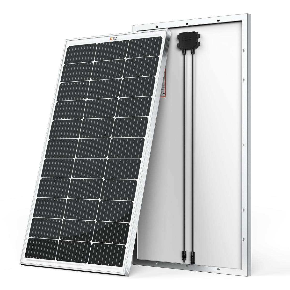 MEGA 100 | 100 Watt Solar Panel | Premier 12V Off-Grid Solar Panel for Vans, Campers, Boats | 25-Year Output Warranty | UL Certified-2