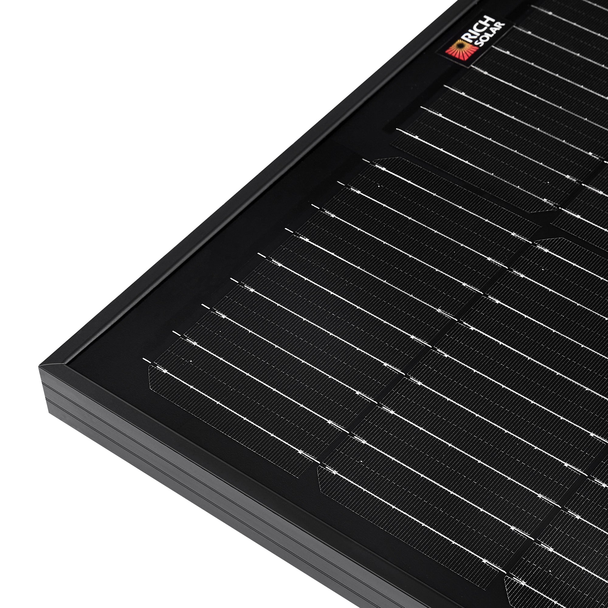 MEGA 100 | 100 Watt Solar Panel | Premier 12V Off-Grid Solar Panel for Vans, Campers, Boats | 25-Year Output Warranty | UL Certified
