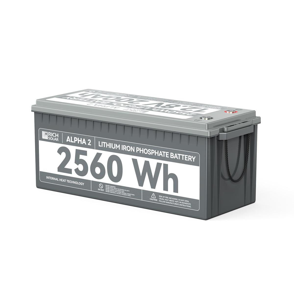 ALPHA 2 | 12V 200Ah LiFePO4 Battery | Powerful 12V Lithium Battery for RVs, Trailers, Vans, Boats, Off-Grid | 5,000 Lifetime Cycles | Bluetooth and Internal Heat Technology-5