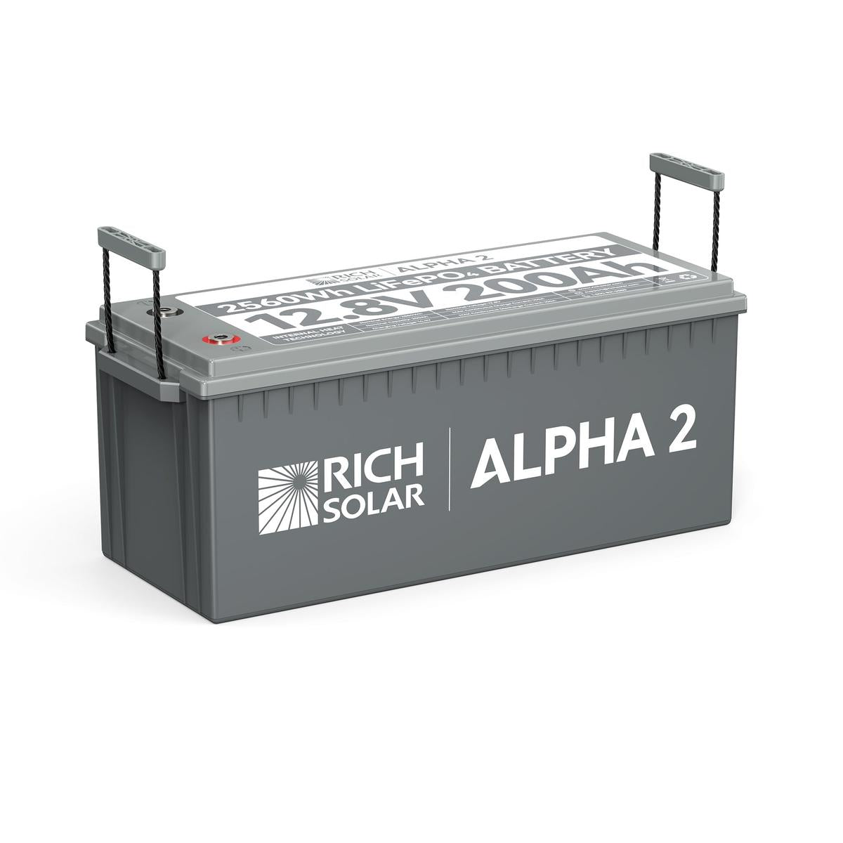 ALPHA 2 | 12V 200Ah LiFePO4 Battery | Powerful 12V Lithium Battery for RVs, Trailers, Vans, Boats, Off-Grid | 5,000 Lifetime Cycles | Bluetooth and Internal Heat Technology-4