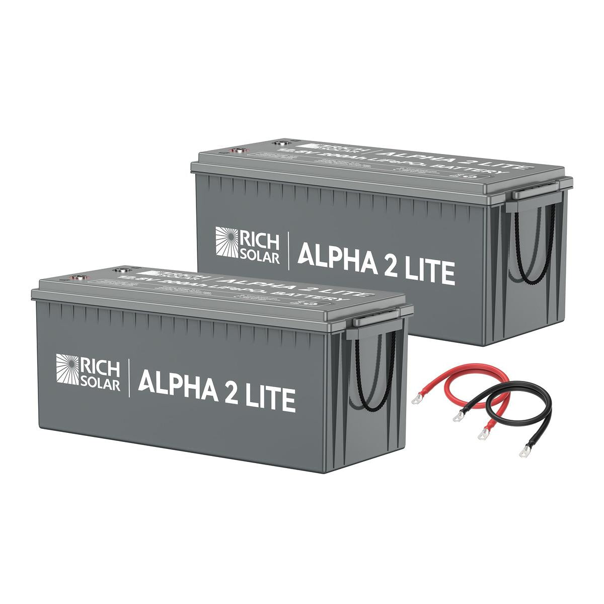 400Ah 12V LiFePO4 Off-Grid Battery Kit | 5.12kWh Deep Cycle Lithium Battery Bank | Powerful 300Ah Battery Kit for RVs, Trailers, Cabins, Campers, Vans, Off-Grid | 2 X ALPHA 2 LITE in Parallel-2