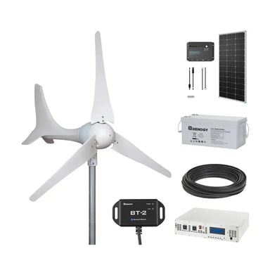 Off-Grid Power Kit: Wind + Solar + Battery System by Automaxx and Renogy-2