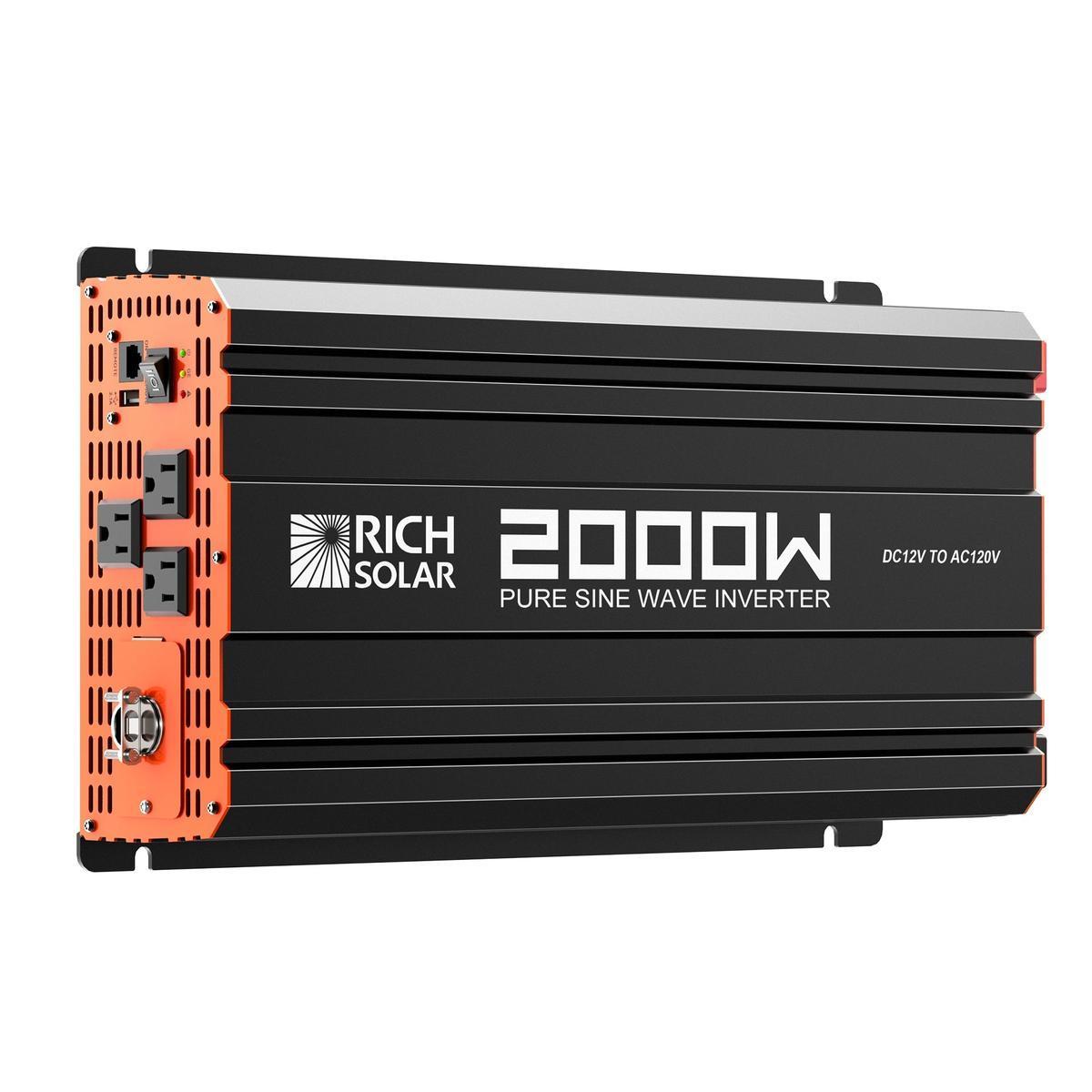 NOVA PURE 2K | 2000 Watt (2kW) 12 Volt Industrial Pure Sine Wave Inverter | Powerful 2000W 12V Off-Grid Inverter for RVs, Trailers, Campers, Vans, Trucks, Overlanders, Boats | Top Rated-8