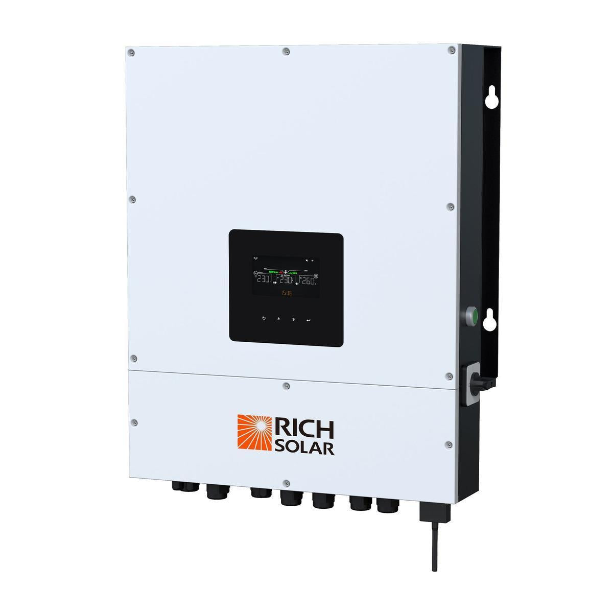 NOVA 8K | 8000 Watt (8kW) 48V Split Phase Hybrid Inverter | 8000W PV Input, 6000W Continuous Output 120/240V | Premium 8000W 48V Hybrid Inverter for Cabins, ADUs, Tiny Homes, Residential, Agriculture, Off-Grid, On-Grid | UL Certified-1