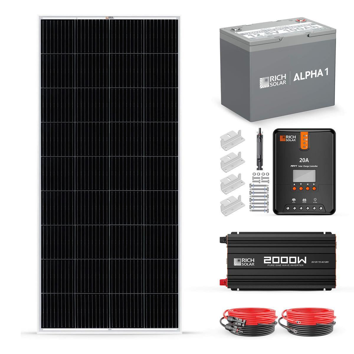 200 Watt Complete Solar Kit-5