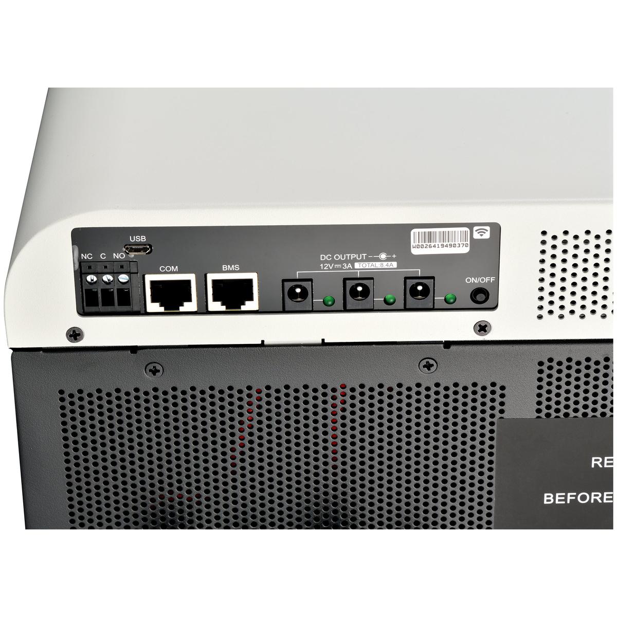 NOVA 6500S | 6500 Watt (6.5kW) 48 Volt Off-Grid Hybrid Solar Inverter | Premium 6500W 48V Hybrid Inverter for Campers, Cabins, Tiny Homes, ADUs, RVs, Off-Grid | Huge LCD Touchscreen with Ambient Lights | UL Certified-4