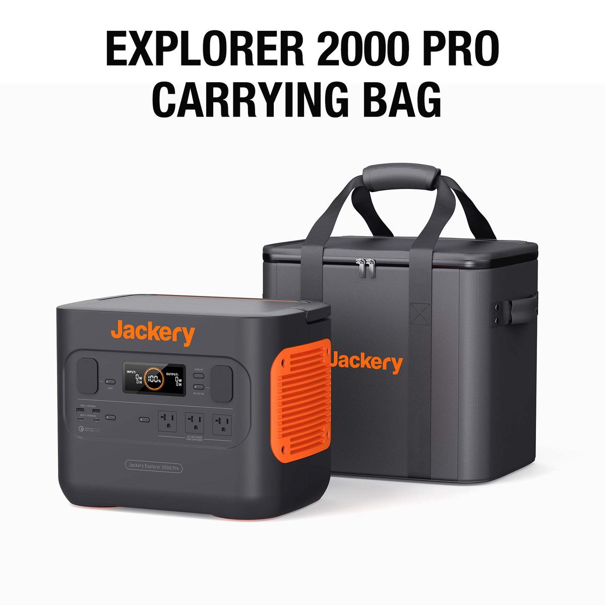 Jackery Upgraded Carrying Case (L)-2