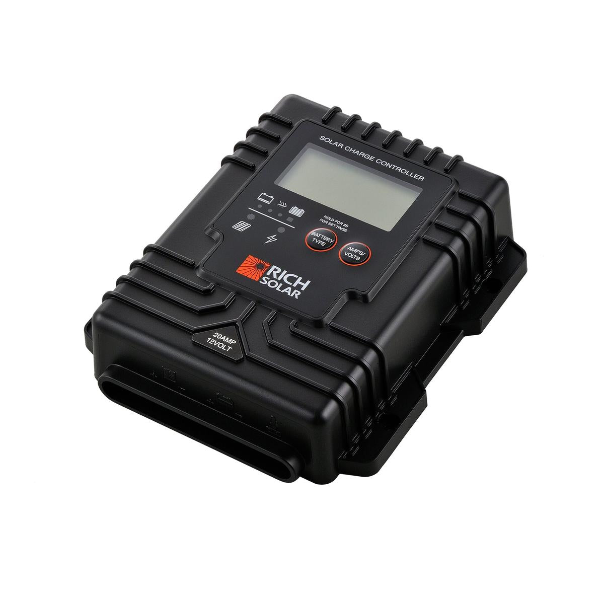 BRAVO Waterproof 20 | 20 Amp Waterproof PWM Solar Charge Controller | Waterproof 20A 12V PWM Controller for RVs, Trailers, Campers, Vans, Boats, Off-Grid | #1 Waterproof Solar Controller-2