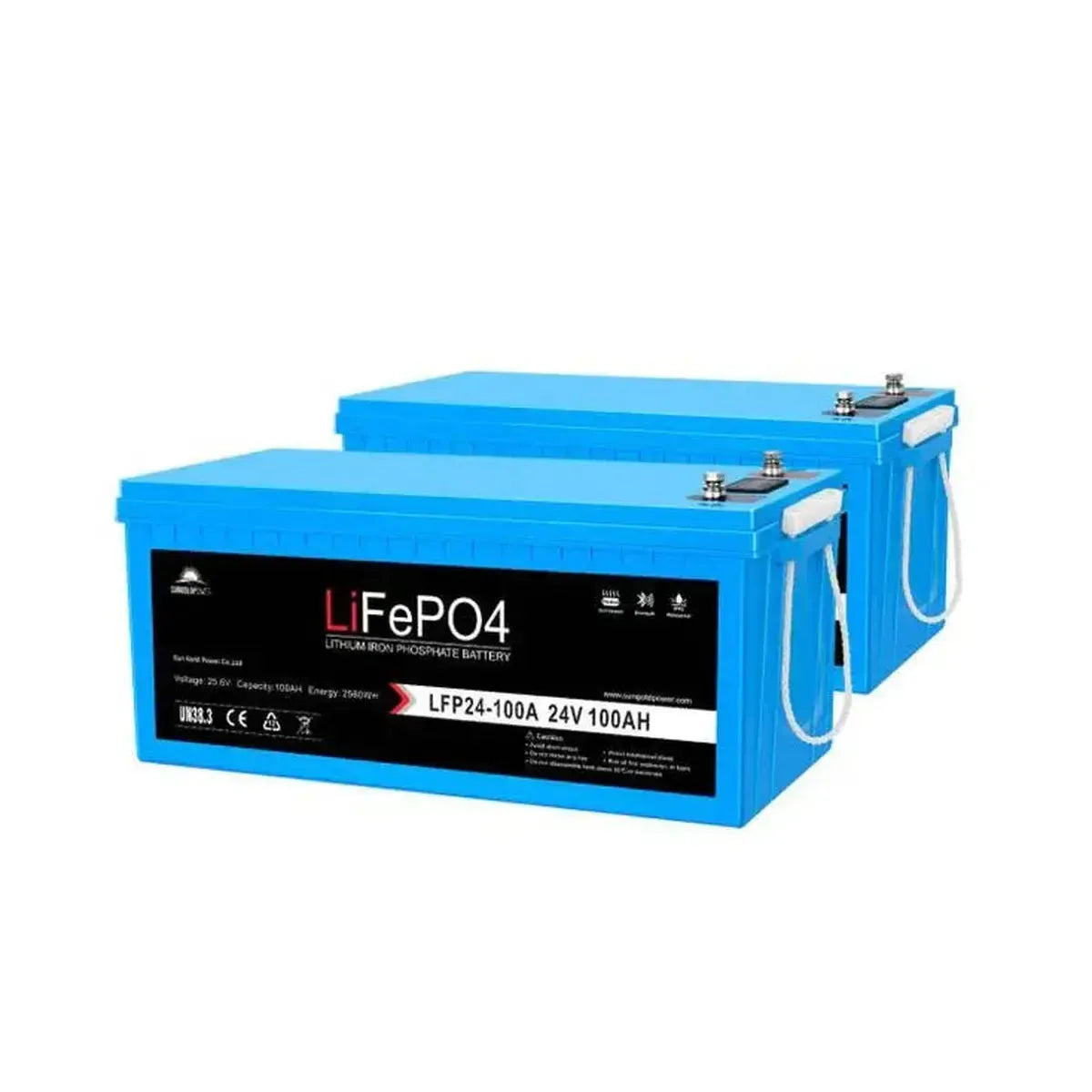 12V 100Ah/ 200Ah LiFePo4 Deep Cycle Lithium Battery Bluetooth / Self-Heating / IP65-8