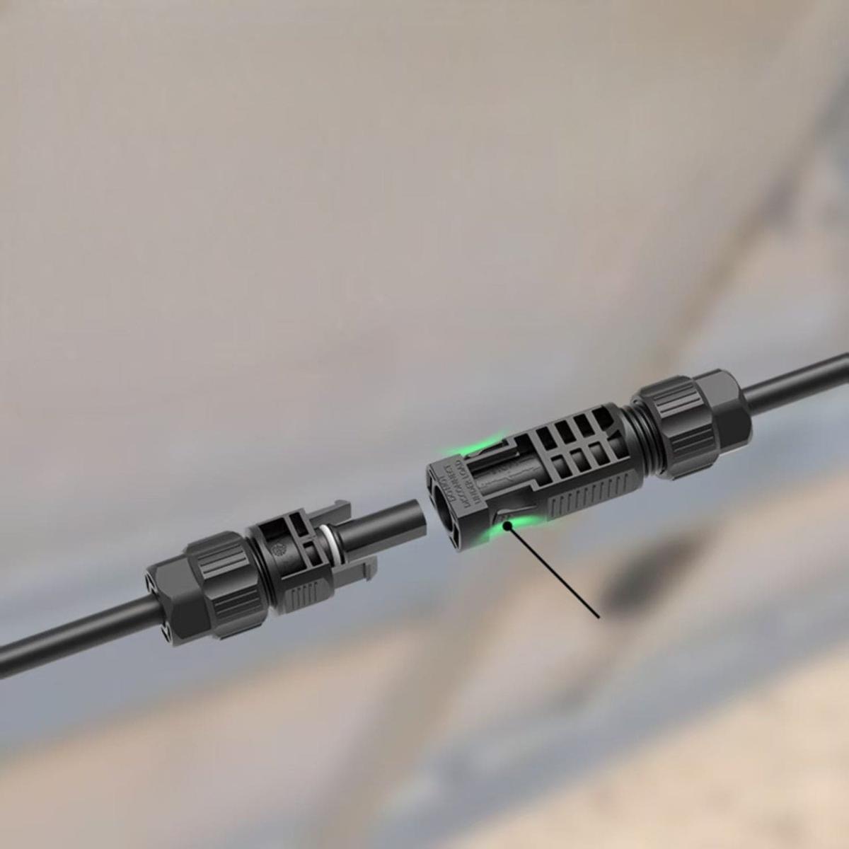 50 Foot Quick Release MC4 Extension Cables for MyGrid 10K System-2