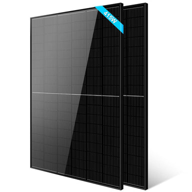 415W MONO BLACK PERC SOLAR PANEL FULL PALLET (32 PANELS) UL 61730-2
