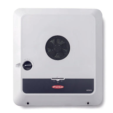 Fronius power station on a white background