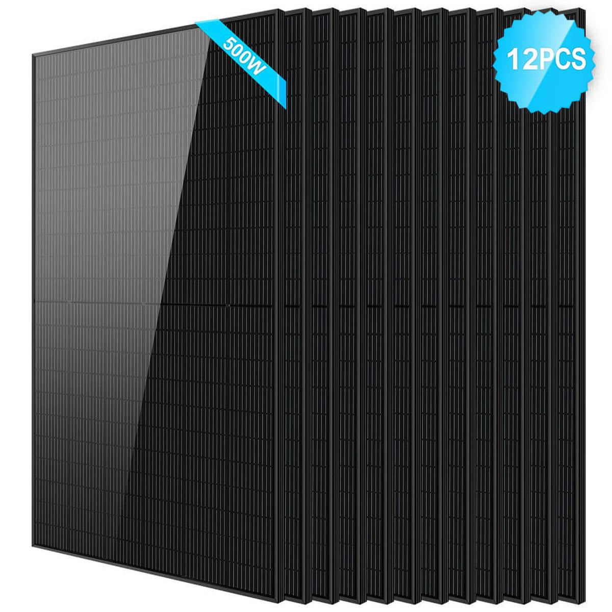 500W Mono Black PERC Solar Panel UL 61730-14