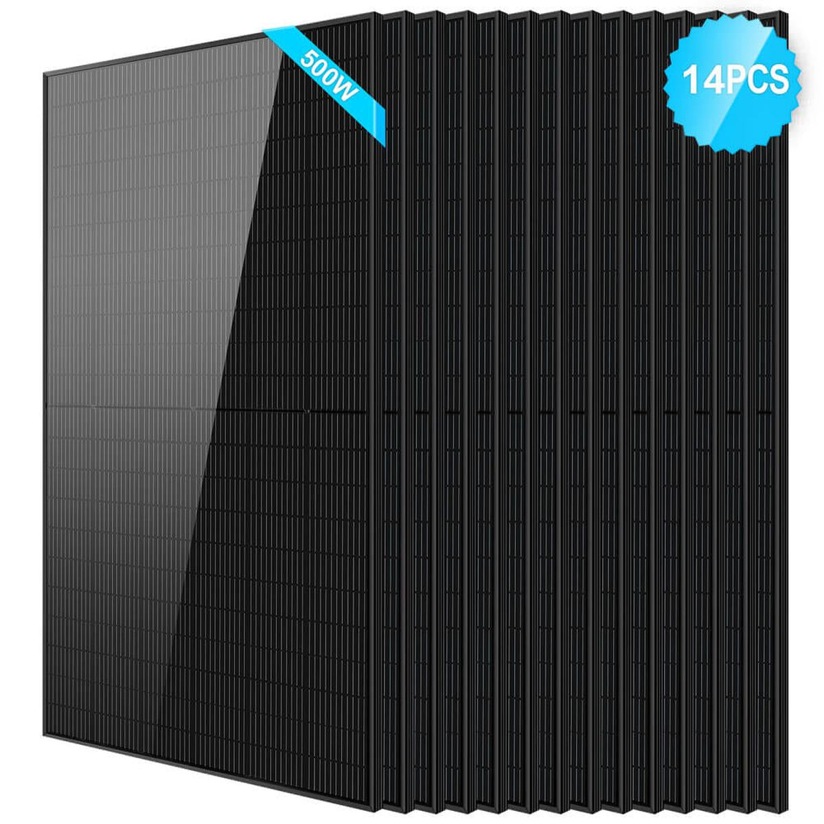 500W Mono Black PERC Solar Panel UL 61730-12