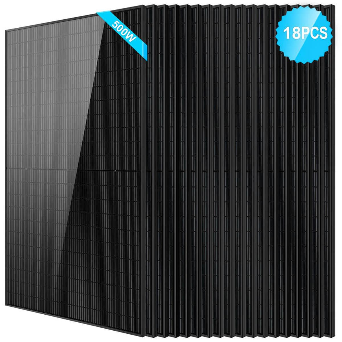 500W Mono Black PERC Solar Panel UL 61730-15