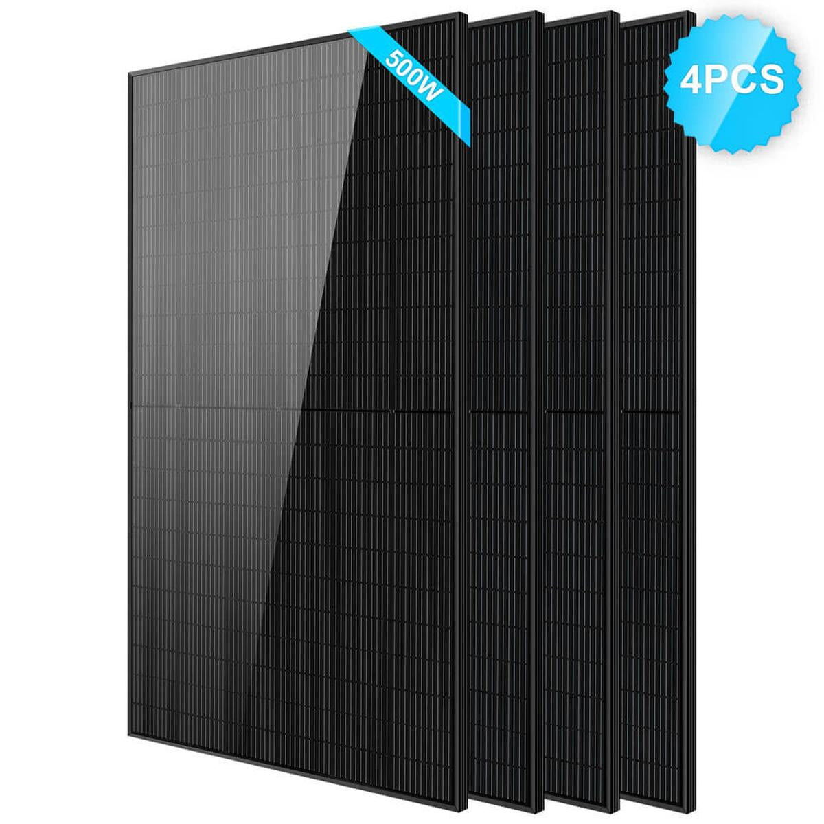 500W Mono Black PERC Solar Panel UL 61730-8