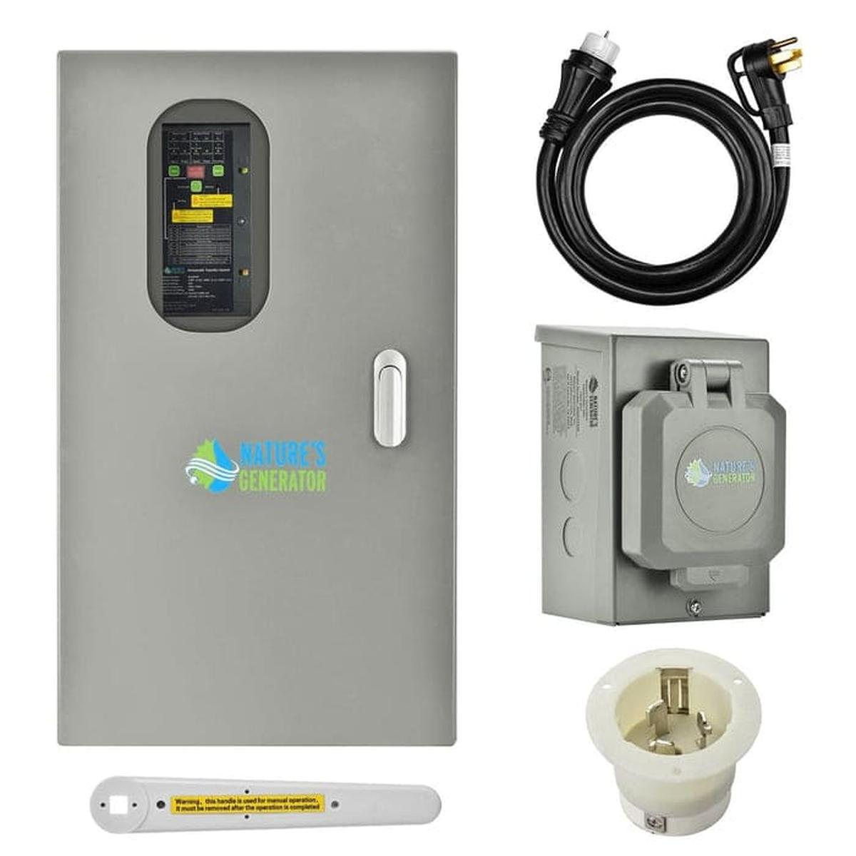 MyGrid 10K with Transfer Switch for House Battery Backup-11