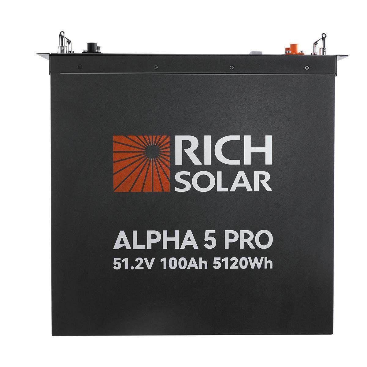 ALPHA 5 PRO | 51.2V 100Ah LiFePO4 Battery | Premium 48V Server Rack Lithium Battery for Residential, Commercial, RVs, Off-Grid | 7,000 Lifetime Cycles | 10 Year Warranty | UL1973, UL9540A Certified | BACKORDER-7