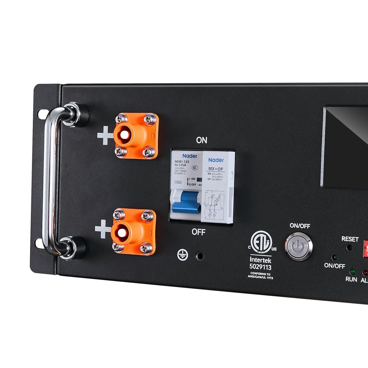 ALPHA 5 PRO | 51.2V 100Ah LiFePO4 Battery | Premium 48V Server Rack Lithium Battery for Residential, Commercial, RVs, Off-Grid | 7,000 Lifetime Cycles | 10 Year Warranty | UL1973, UL9540A Certified | BACKORDER-8