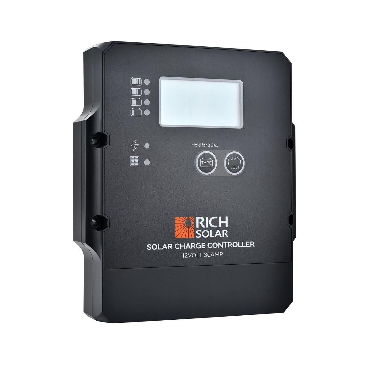 30 Amp PWM Solar Charge Controller | 12V 30A PWM Controller for RVs, Trailers, Campers, Vans, Boats, Off-Grid | Top Rated-4