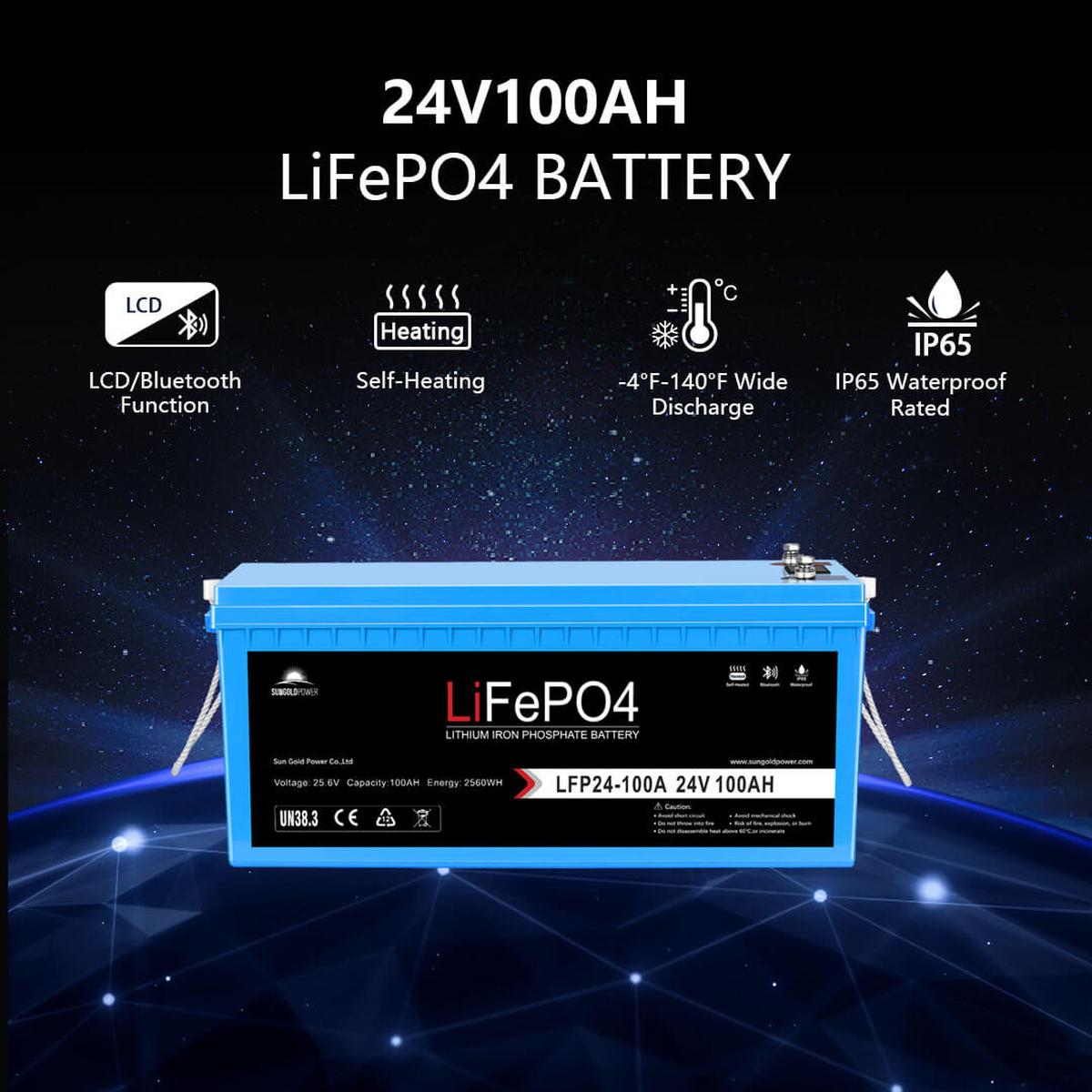 Off Grid Solar Kit 6000W 24VDC 120V/240V LiFePO4 10.24KWH Lithium Battery 6 X 370 Watt Solar Panels SGK-PRO62-3