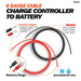 Extension Cable to Connect Charge Controller to Battery | Pair of Red and Black Extension Wires to Connect Charge Controller to Battery Cable | Choose Gauge: 8AWG, 10AWG-2