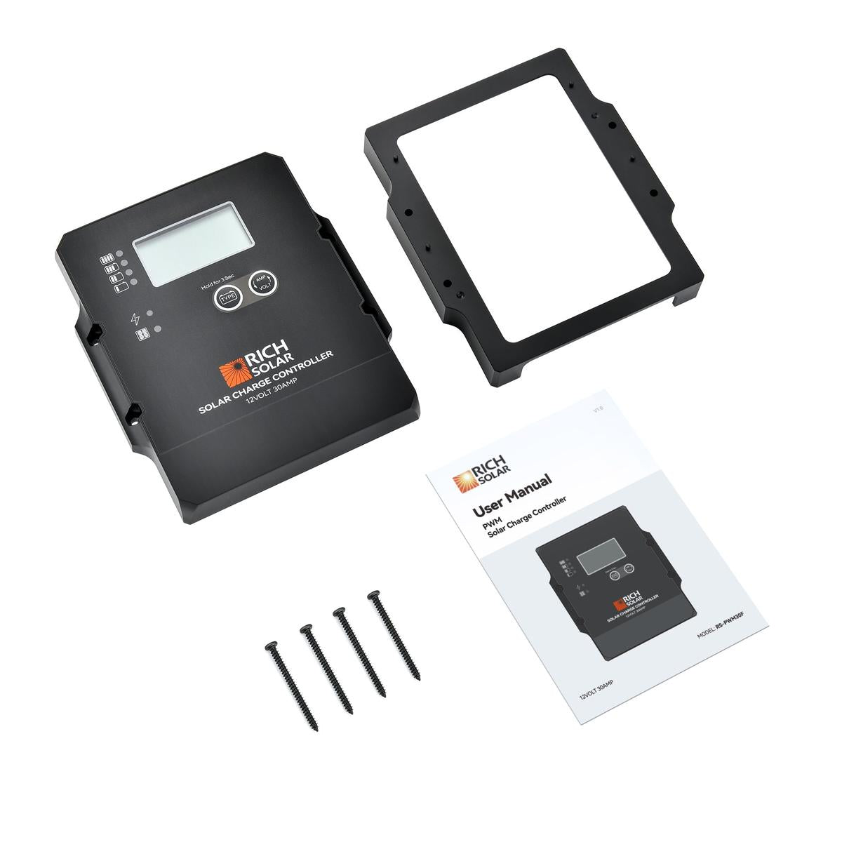 30 Amp PWM Solar Charge Controller | 12V 30A PWM Controller for RVs, Trailers, Campers, Vans, Boats, Off-Grid | Top Rated-7