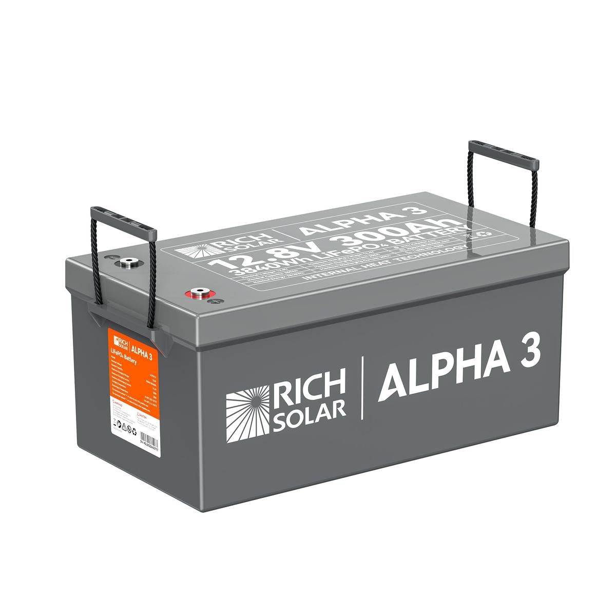 ALPHA 3 | 12V 300Ah LiFePO4 Battery | 12V Lithium Battery for RVs, Cabins, Off-Grid | 5,000 Lifetime Cycles | Internal Heat Techlogy | Bluetooth-2