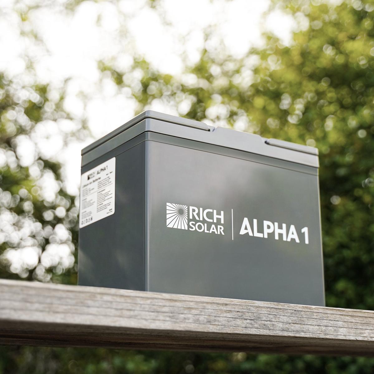 ALPHA 1 | 12V 100Ah LiFePO4 Battery | Powerful 12V Lithium Battery for RVs, Trailers, Vans, Boats, Off-Grid | 5,000 Lifetime Cycles | Bluetooth and Internal Heat Technology-3