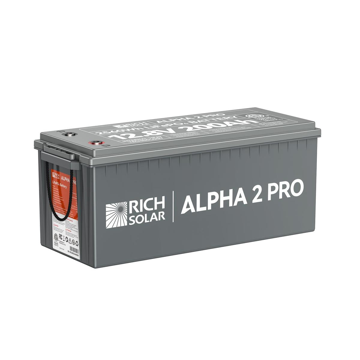 ALPHA 2 PRO | 12V 200Ah LiFePO4 Battery | Premium 12V Lithium Battery for RVs, Cabins, Tiny Homes | 7,000 Lifetime Cycles | 10 Year Warranty | UL1973 Certified-8