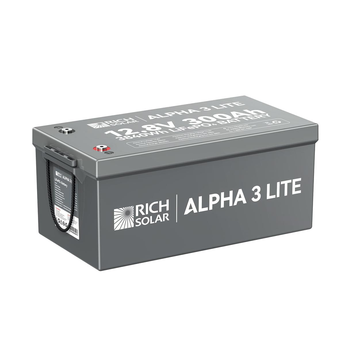 ALPHA 3 LITE | 12V 300Ah LiFePO4 Battery |12V Lithium Battery for RVs, Cabins, Off-Grid | 4,000 Lifetime Cycles-5